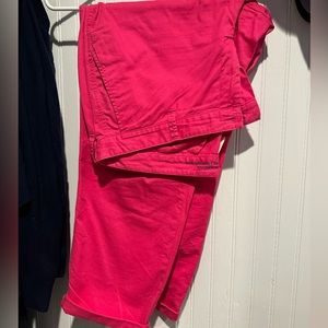 Hot Pink Gap Girlfriend Khaki